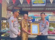 Kunjungan Ditbinmas Polda Sulsel, Pos Satkamling Cahaya Mandiri Desa Lagading Terima penghargaan,