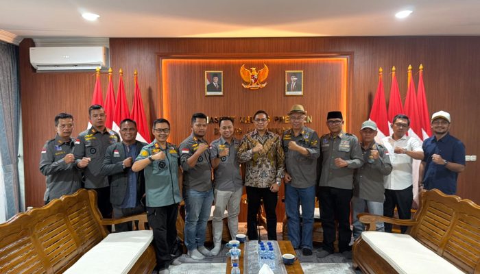DPP AKSI Temui Hasan Nasbi, Jufri Kades Asal Sidrap Tegaskan Komitmen Kawal Program Prioritas Presiden