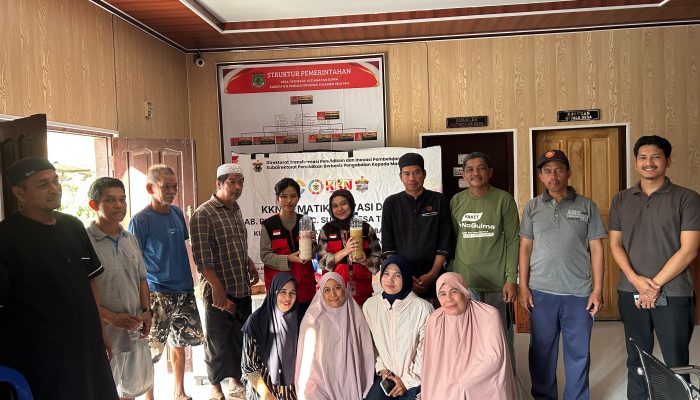 Mahasiswa KKN-T 116 UNHAS Gelar Pelatihan Pembuatan Photosynthetic Bacteria (PSB) sebagai Pupuk Alami Ramah Lingkungan