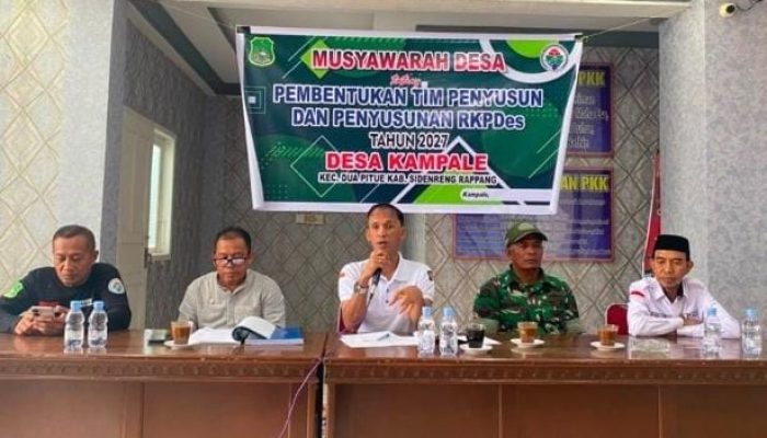 Pemdes Kampale Gelar Musyawarah Desa Terkait Pembentukan Tim Penyusun RKPDes Tahun 2027