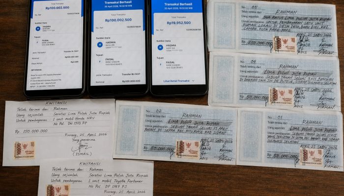 Dugaan Pemerasan Rp600 Juta Oknum Siber Polda Sulteng: Bukti Transfer dan Gadai Aset Terungkap, Kasus Masih Menggantung