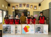 Mahasiswa KKN-T Unhas Lakukan Pemetaan Fasilitas Umum dan Tingkat Kerawanan Tsunami di Desa Lotang Salo.