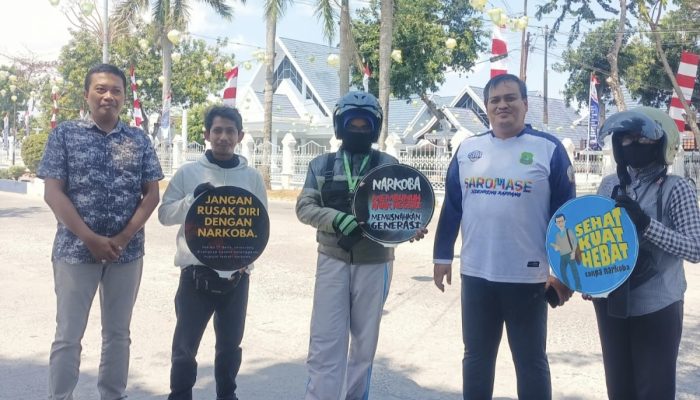 Edukasi Bahaya Narkoba, Satresnarkoba Polres Sidrap Gandeng Komunitas Tukang Ojek Bentengi Masyarakat
