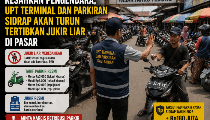PAD Terancam Bocor, UPT Terminal dan Parkiran Sidrap Bakal Tertibkan Jukir Liar