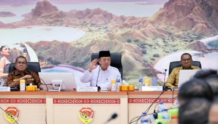 Rakor Bersama Pemda Se-NTT, Menteri Nusron Minta Dukungan Kepala Daerah Wujudkan Transformasi Layanan Pertanahan