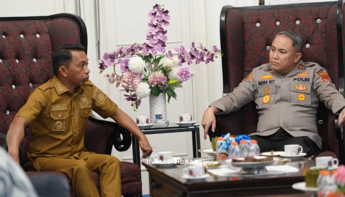 Kapolres Baru Sidrap Langsung Tancap Gas, AKBP Indra Waspada Yuda Temui Bupati Perkuat Sinergi Jaga Kamtibmas