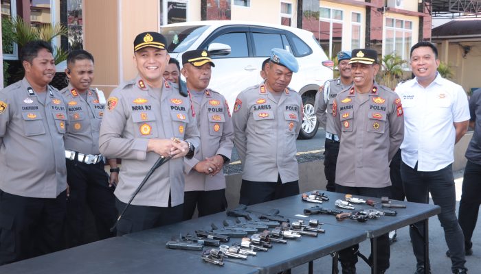 Kapolres Sidrap Sidak Senpi Personel, Tegaskan Tak Ada Toleransi Penyalahgunaan Senjata Dinas