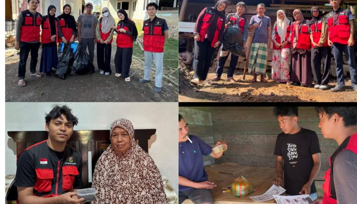 Fathur Ridha Mahasiswa KKN-T Pemberdayaan Desa Mengolah Sampah Organik Menjadi Pakan Ternak Maggot BSF di Desa Hulo