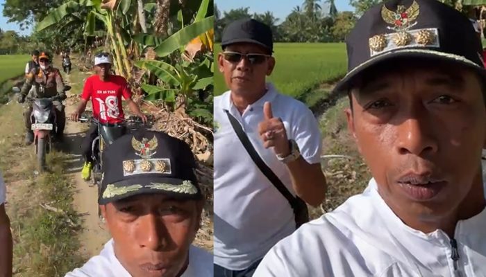 Minggu Sore di Tengah Sawah, Bupati Sidrap Turun Langsung Pastikan Air Tetap Mengalir ke Lahan Petani