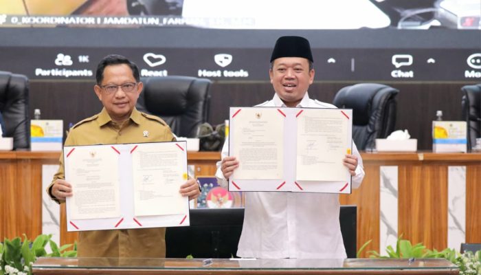 Menteri ATR/Kepala BPN dan Mendagri Teken Surat Edaran Bersama, Verifikasi BPHTB Dipercepat Jadi 3 Hari.