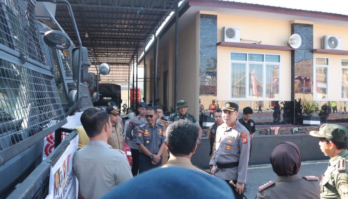 Hadapi Kemarau dan Karhutla, Polres Sidrap Gelar Apel Siaga Libatkan TNI hingga BPBD