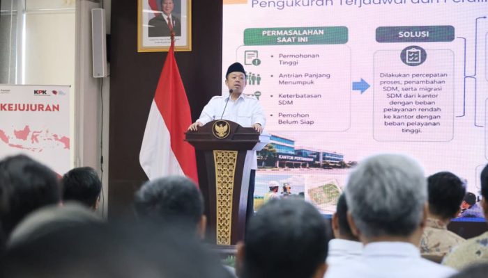 Buka PRESTASI Bersama KPK, Menteri ATR/Kepala BPN Tanamkan Semangat Bekerja Mempermudah Rakyat. 