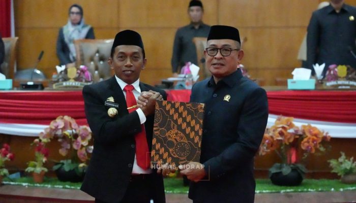 Komitmen Wujudkan Target Pembangunan, DPRD dan Pemkab Sidrap Sepakati KUA-PPAS APBD 2027
