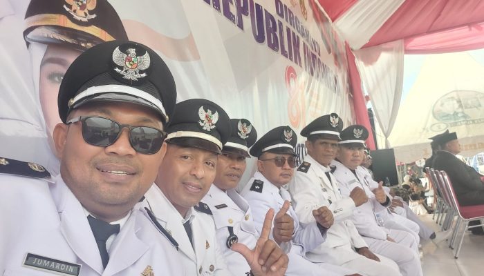 Upacara HUT RI ke-81 Tingkat Kecamatan Pitu Riase Digelar di Desa BolaBulu