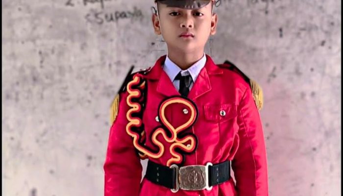 Bersama SDN 8 Lancirang, Muh Dirga Aditya Pratama Bangga Wakili Pitu Riawa Lomba Gerak Jalan Tingkat Kabupaten
