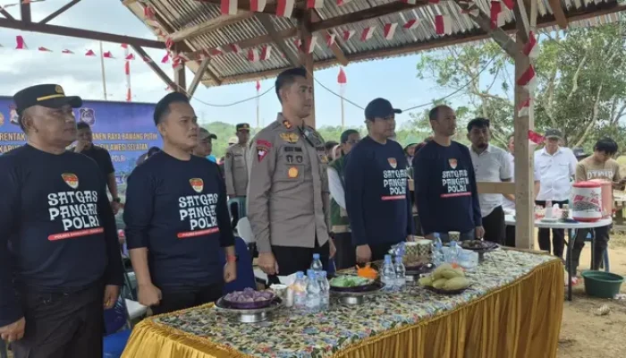 Penanaman Bawang Putih Serentak, Polres Enrekang Dukung Percepatan Swasembada Nasional Tahun 2026