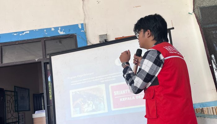 Mahasiswa KKN-T Inovasi Desa Gelombang 116 Perbarui Denah Kantor Desa Kanaungan untuk Tingkatkan Fungsi dan Kenyamanan