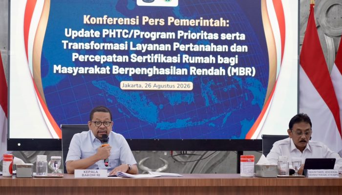 Kementerian ATR/BPN Kejar Sertipikasi 11 Juta Rumah MBR hingga 2029.