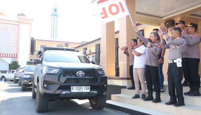 Kapolres Sidrap Lepas 28 Offroader Bhayangkara Merdeka 2026, Tekankan Keselamatan dan Kekompakan