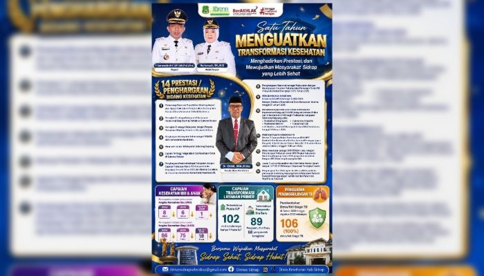 Di Bawah Arahan Syaharuddin Alrif-Nurkanaah, Dr Ishak: Transformasi Kesehatan Sidrap Torehkan 14 Prestasi