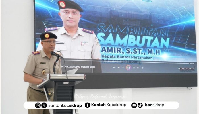 Pemandatanganan Nota Kesepakatan Dan Perjanjian Kerja Sama Integritas NIB Dan NOP.