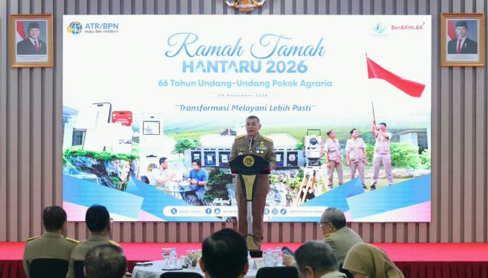 Ramah Tamah HANTARU 2026, Wamen Ossy: Momentum Transformasi Layanan yang Memberi Kepastian. 