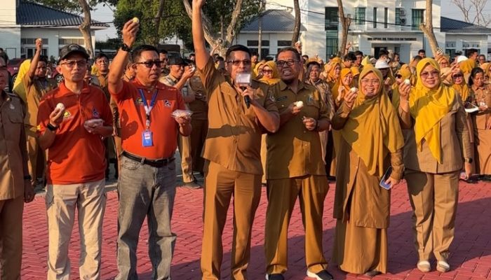 Sidrap Galakkan Gerakan Makan Telur, Jaga Asupan Gizi dan Dukung Peternak