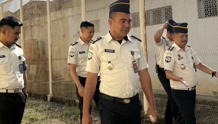 Perketat Pengamanan, Pejabat Struktural Rutan Sidrap Sisir Area Brandgang