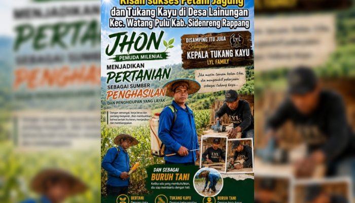 Dari Ladang Jagung hingga Kayu, Jhon Menempa Masa Depan dengan Keringat di Desa Lainungan Sidrap