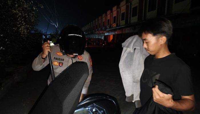 Aktivitas Nyaman, Polres Sidrap Gelar Patroli Kamtibmas