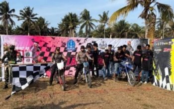 Pembukaan Balap Ojek Gabah Lamellang Racing Team Season 1 2026 Resmi Di Gelar Di Sirkuit Lamellong Bone. 