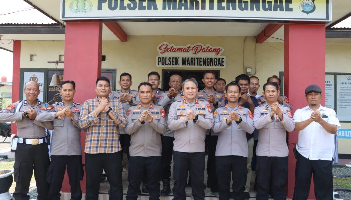 Kapolres Sidrap Turun ke Mapolsek Maritengngae, Tekankan Disiplin, Integritas, dan Pelayanan Humanis