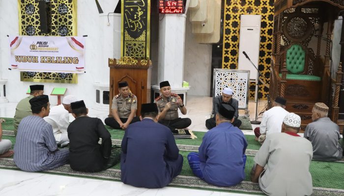 Safari Subuh, Kapolres Sidrap Titip Pesan Kamtibmas