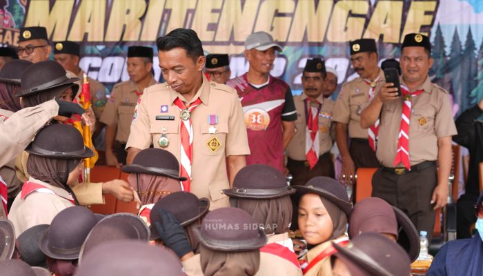 Bupati Sidrap Perkuat Karakter Kepemimpinan Generasi Muda melalui Pramuka