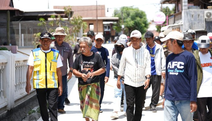 Bupati Syaharuddin Benahi Jalan Lorong Amparita, Warga Apresiasi Pembangunan