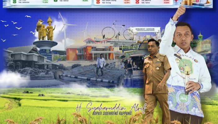 Realisasi Belanja APBD Sidrap 73,29 Persen, Peringkat Keempat Nasional